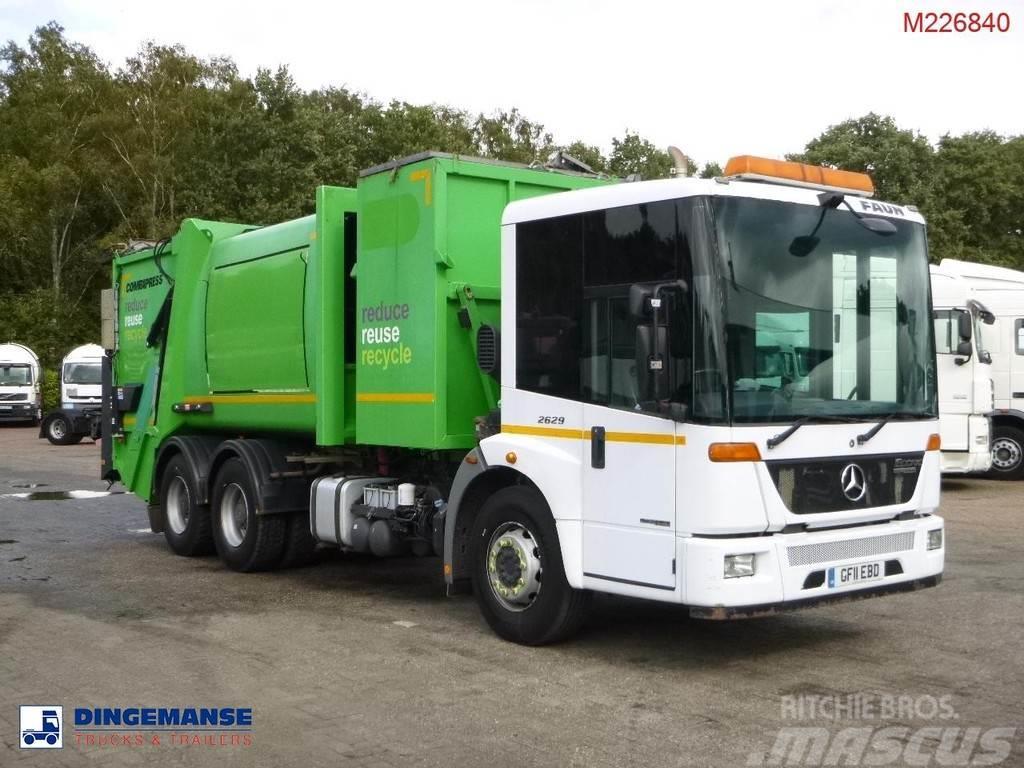 Mercedes-Benz Econic 2629LL 6x4 RHD Faun refuse truck Απορριμματοφόρα