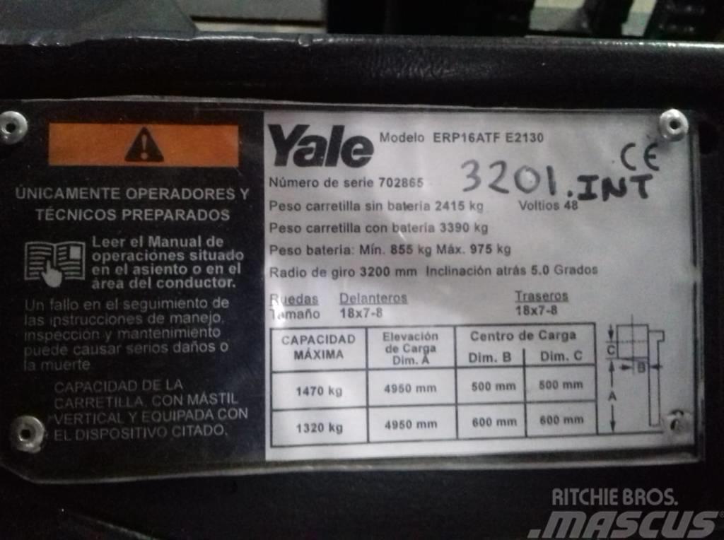 Yale ERP 16ATF Ηλεκτρικά περονοφόρα ανυψωτικά κλαρκ