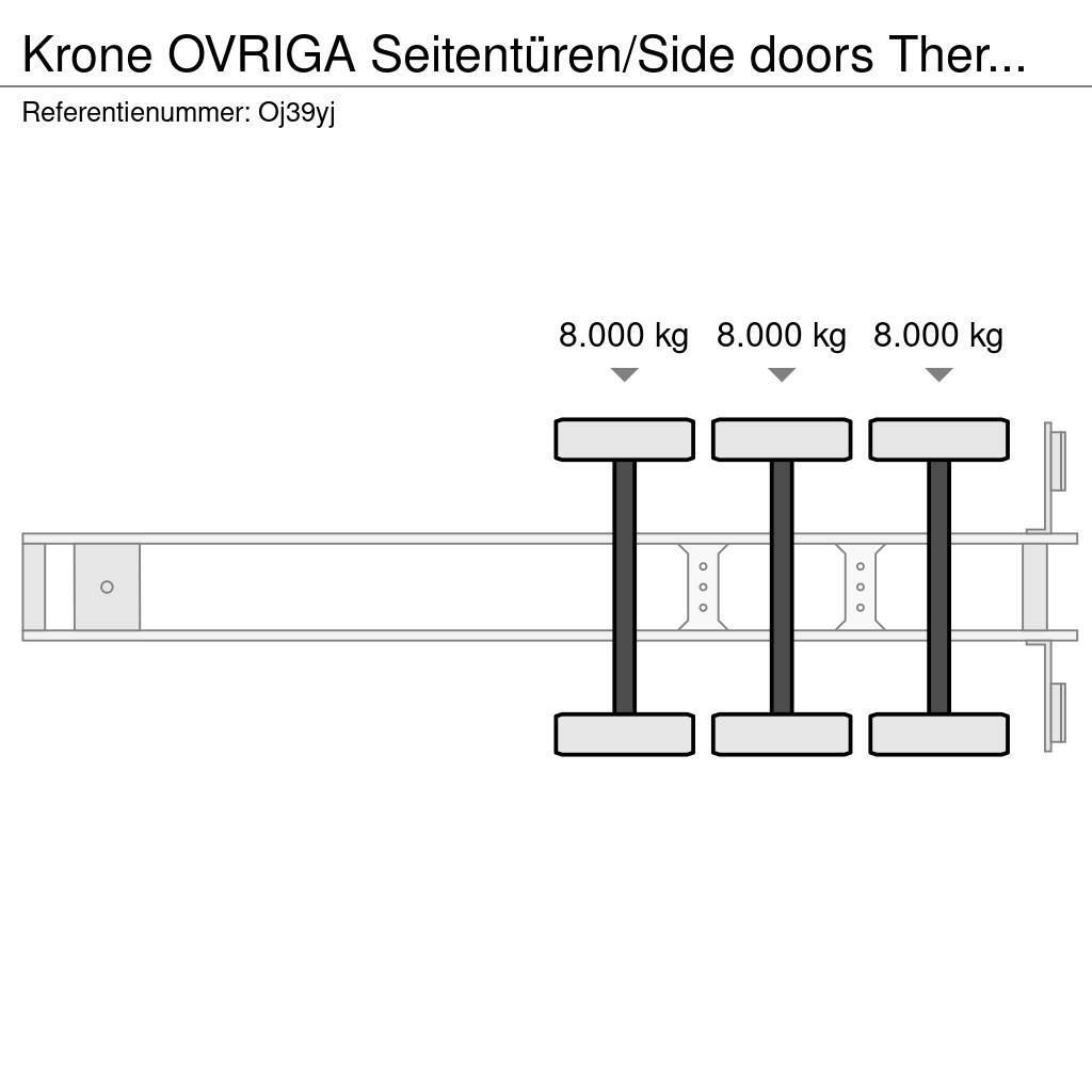 Krone OVRIGA Seitentüren/Side doors Thermo King SL400 Ημιρυμούλκες ψυγείο