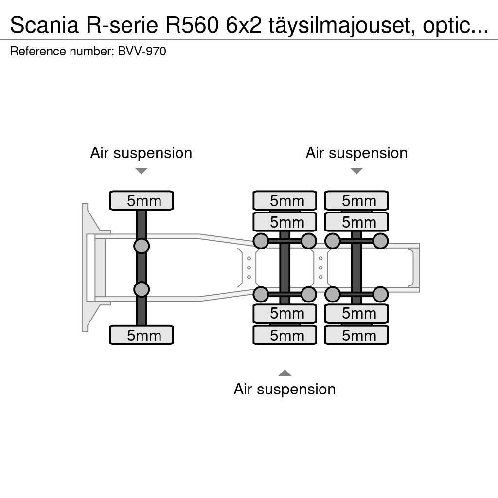 Scania R-serie R560 6x2 täysilmajouset, opticruice Τράκτορες