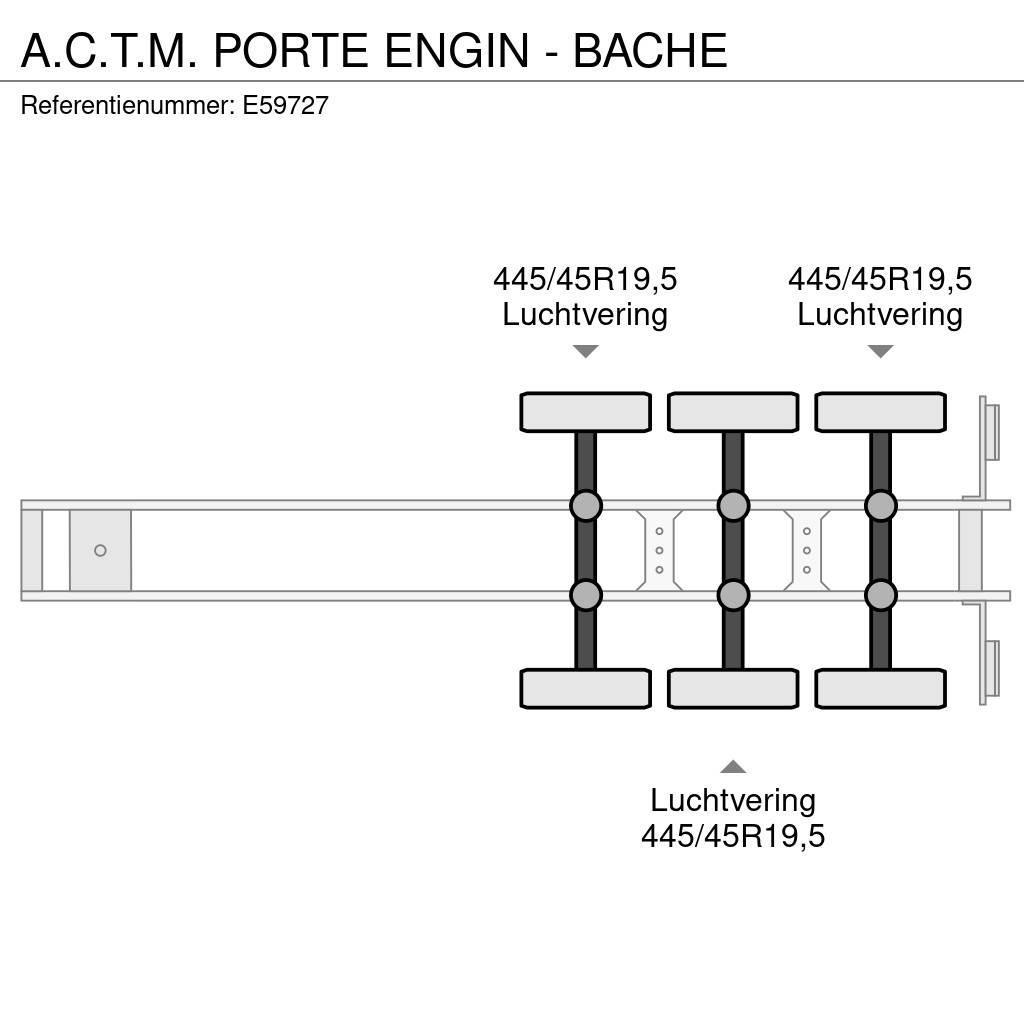  A.C.T.M. PORTE ENGIN - BACHE Ημιρυμούλκες με χαμηλό δάπεδο