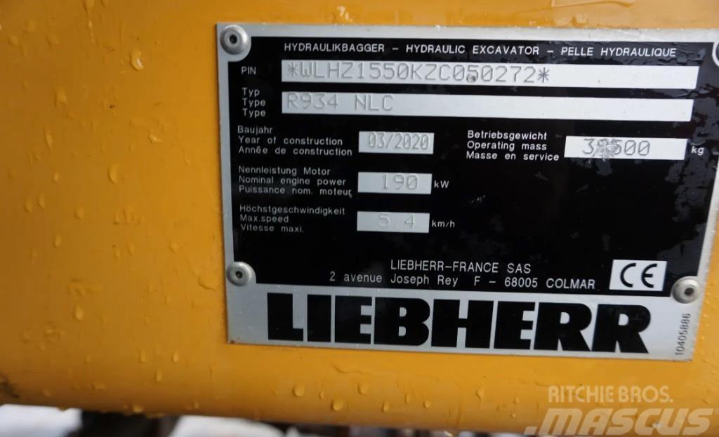 Liebherr R 934 NLC Εκσκαφείς με ερπύστριες