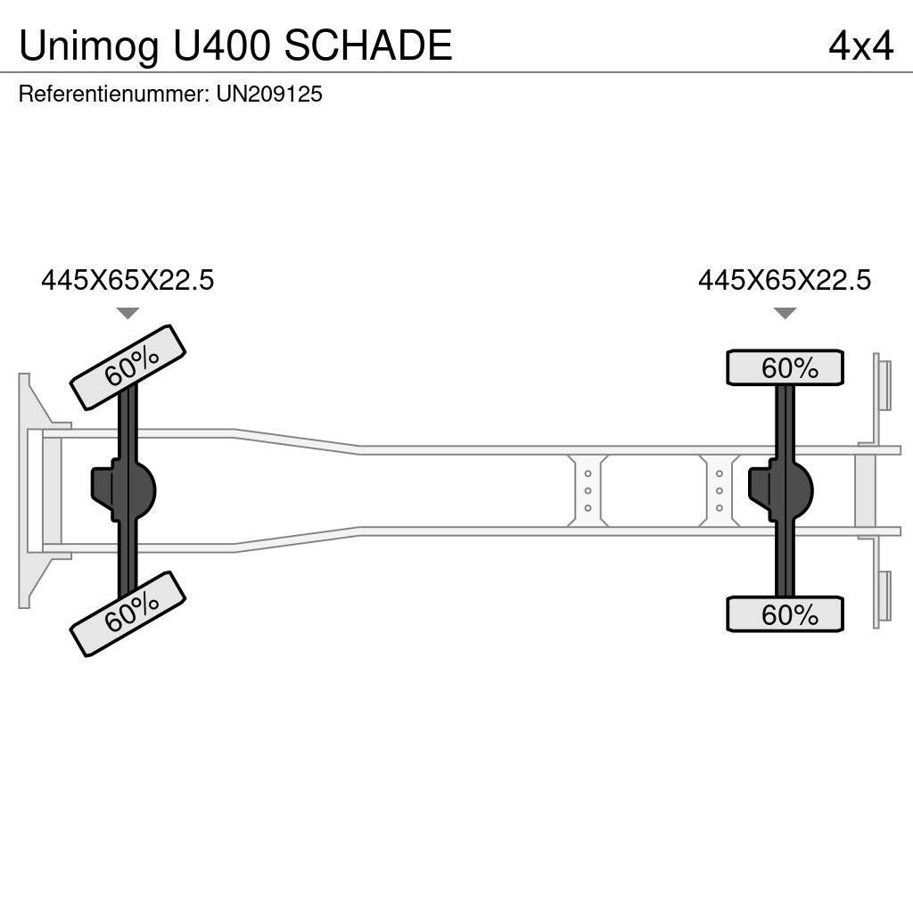 Unimog U400 SCHADE Φορτηγά Ανατροπή