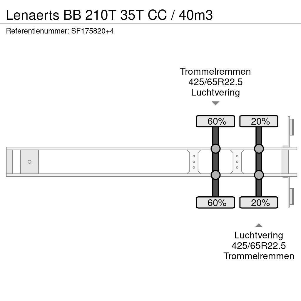 Lenaerts BB 210T 35T CC /  40m3 Ανατρεπόμενες ημιρυμούλκες