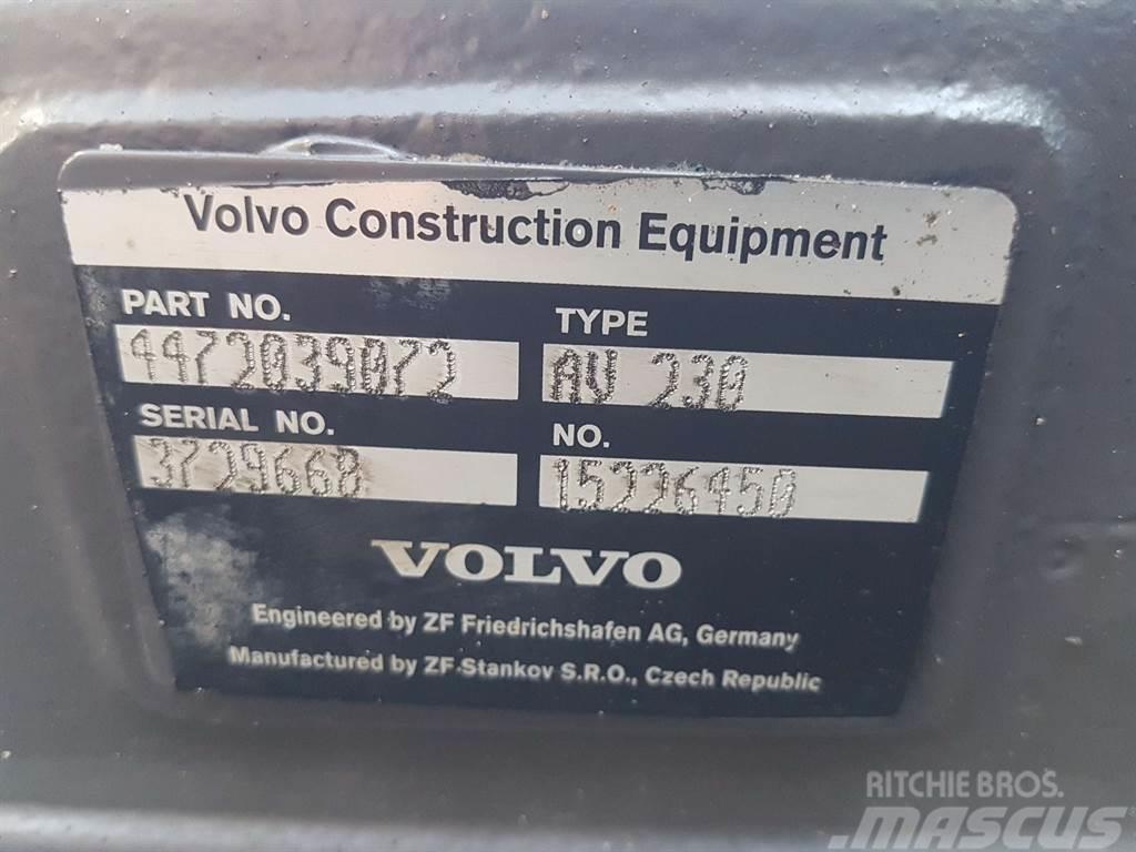 Volvo L30G-VOE15226450-ZF AV-230-Axle/Achse/As Άξονες