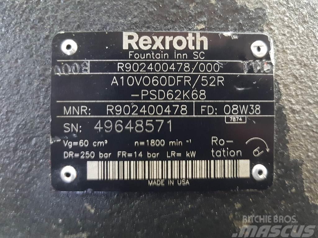 Rexroth A10VO60DFR/52R - Load sensing pump Υδραυλικά