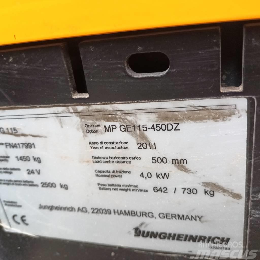 Jungheinrich EFG 115 Ηλεκτρικά περονοφόρα ανυψωτικά κλαρκ