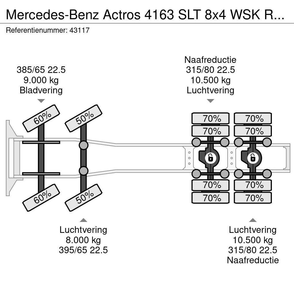 Mercedes-Benz Actros 4163 SLT 8x4 WSK Retarder 180 TON Τράκτορες