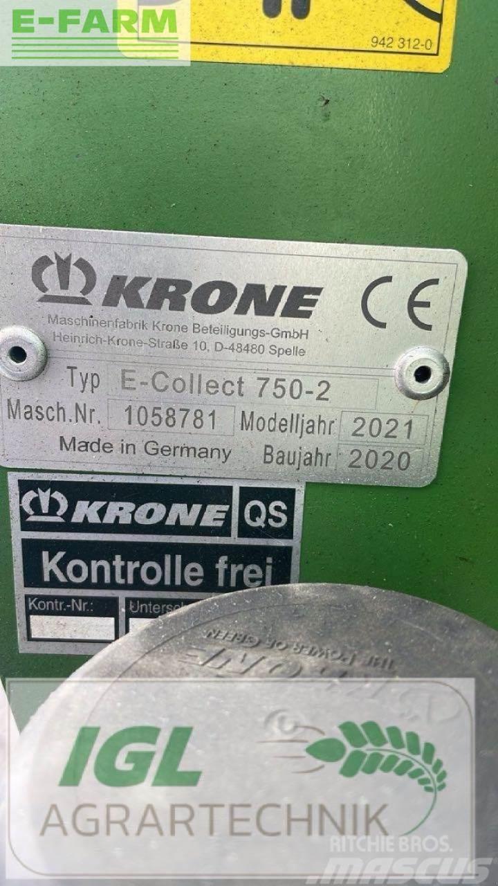 Krone easy. collect 750-2 Λοιπός εξοπλισμός συγκομιδής χορτονομής