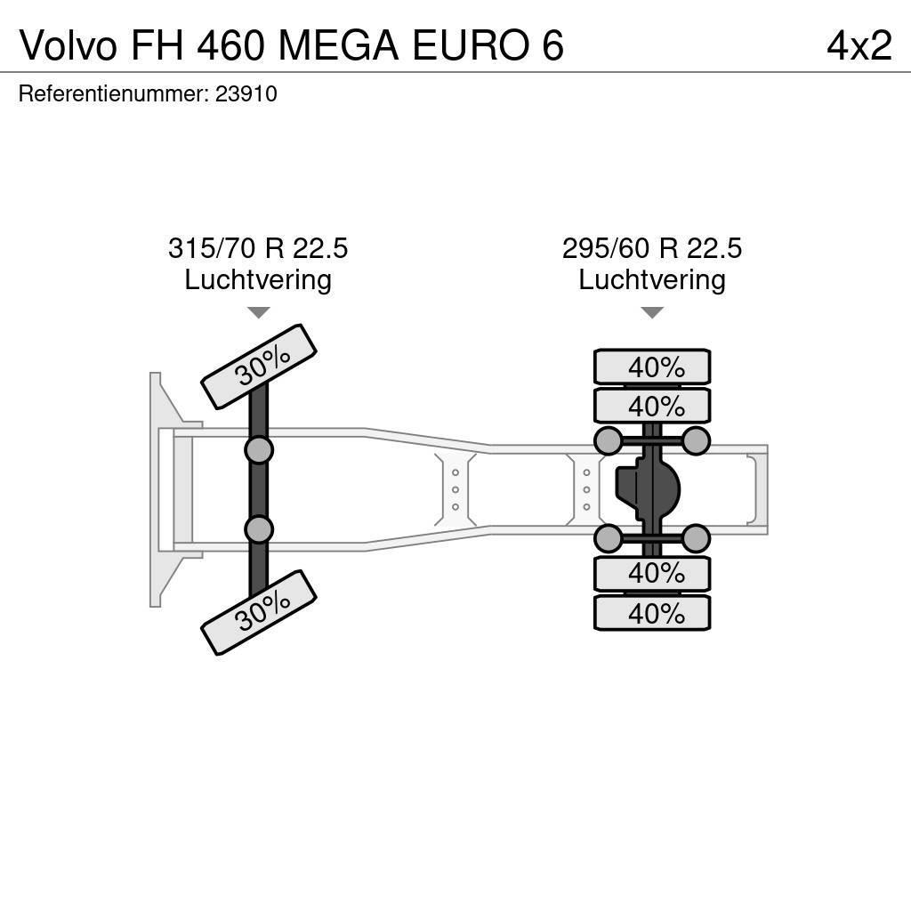 Volvo FH 460 MEGA EURO 6 Τράκτορες