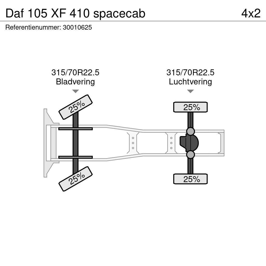 DAF 105 XF 410 spacecab Τράκτορες