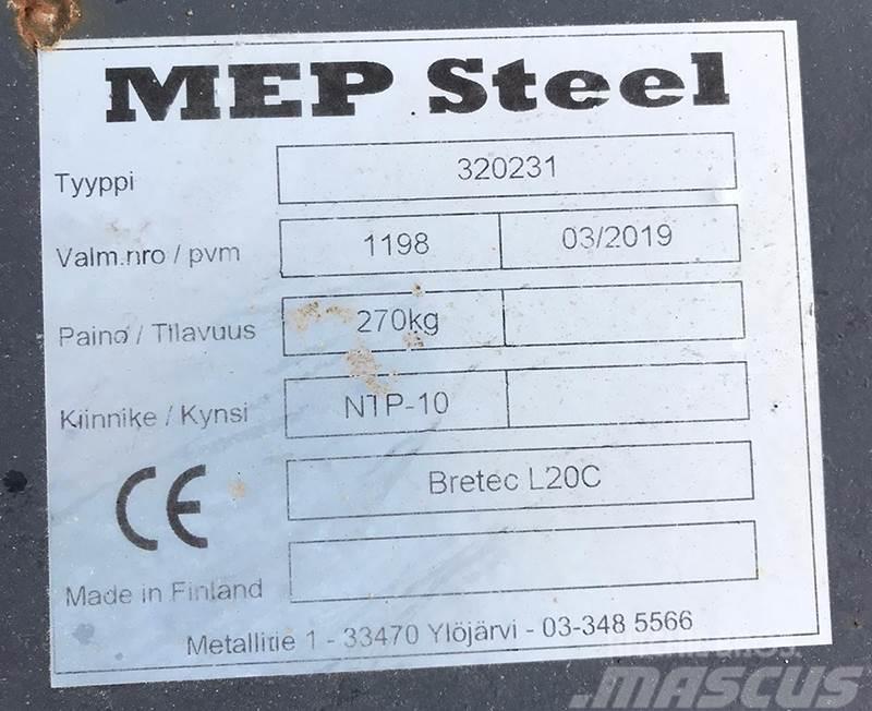  MEP Steel BRETEC L20C ISKUVASARAN KIINNIKELEVY NTP Άλλα εξαρτήματα