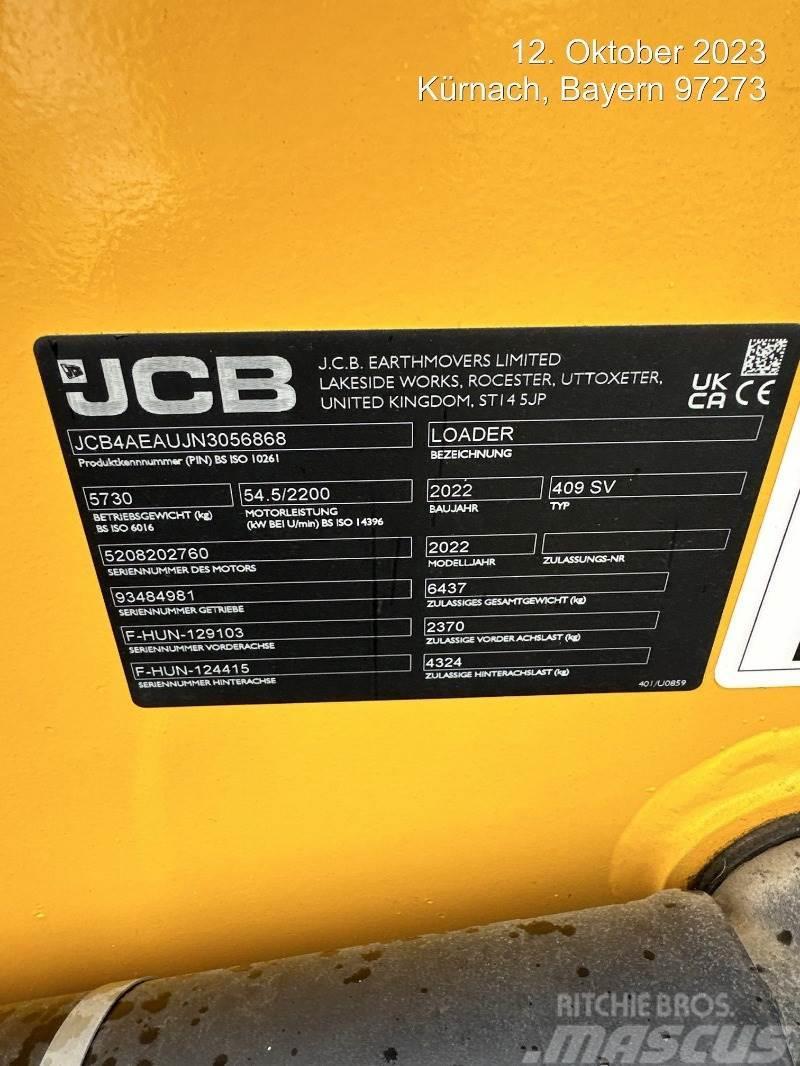 JCB 409 Φορτωτές με λάστιχα (Τροχοφόροι)