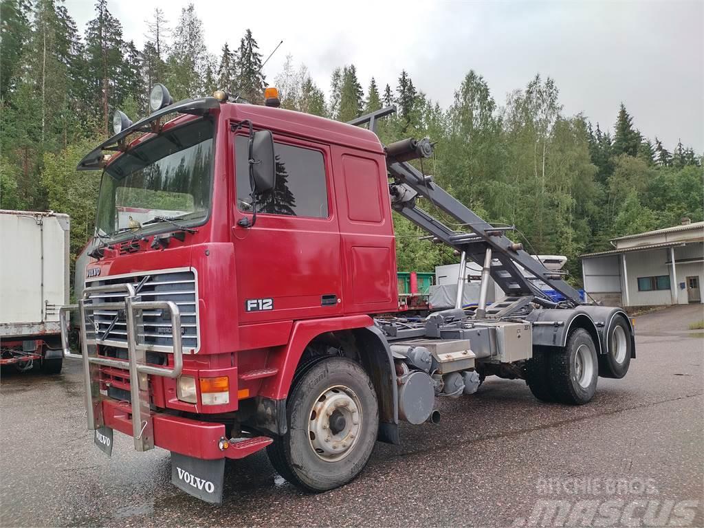 Volvo F12 6x2 vaijerilaite Φορτηγά με γερανό & γάτζο