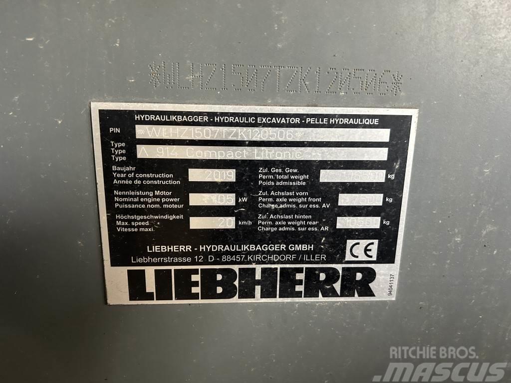 Liebherr A 914 Compact Litronic Εκσκαφείς με τροχούς - λάστιχα
