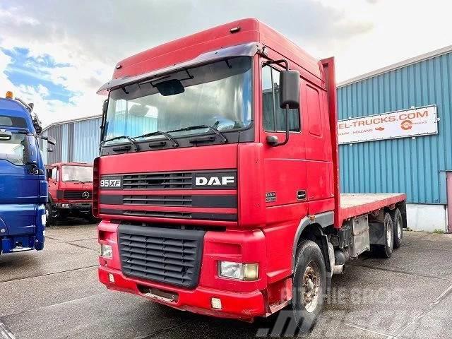 DAF 95-430XF SPACECAB 6x4 FULL STEEL WITH OPEN BODY (E Flatbed / Dropside trucks
