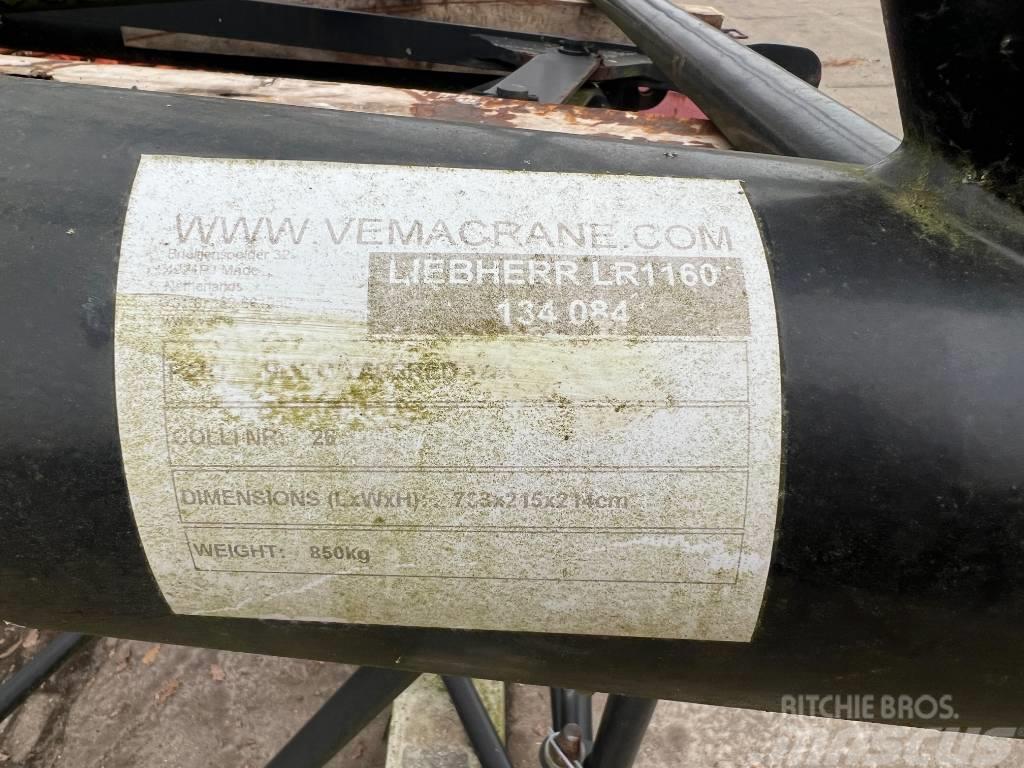 Liebherr LR 1160 Εξαρτήματα και εξοπλισμός για γερανούς