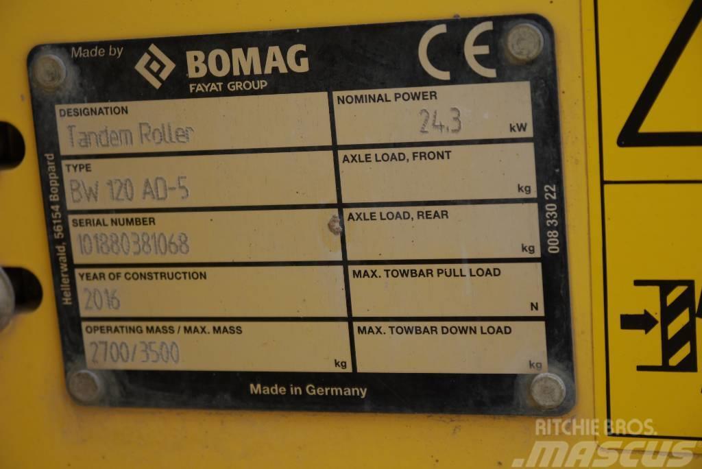 Bomag BW 120 AD-5 Οδοστρωτήρες διπλού κυλίνδρου