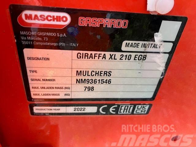 Maschio Giraffa 210 SE HD H-Slagor Χορτοκοπτικά και κορυφολόγοι βοσκοτόπων