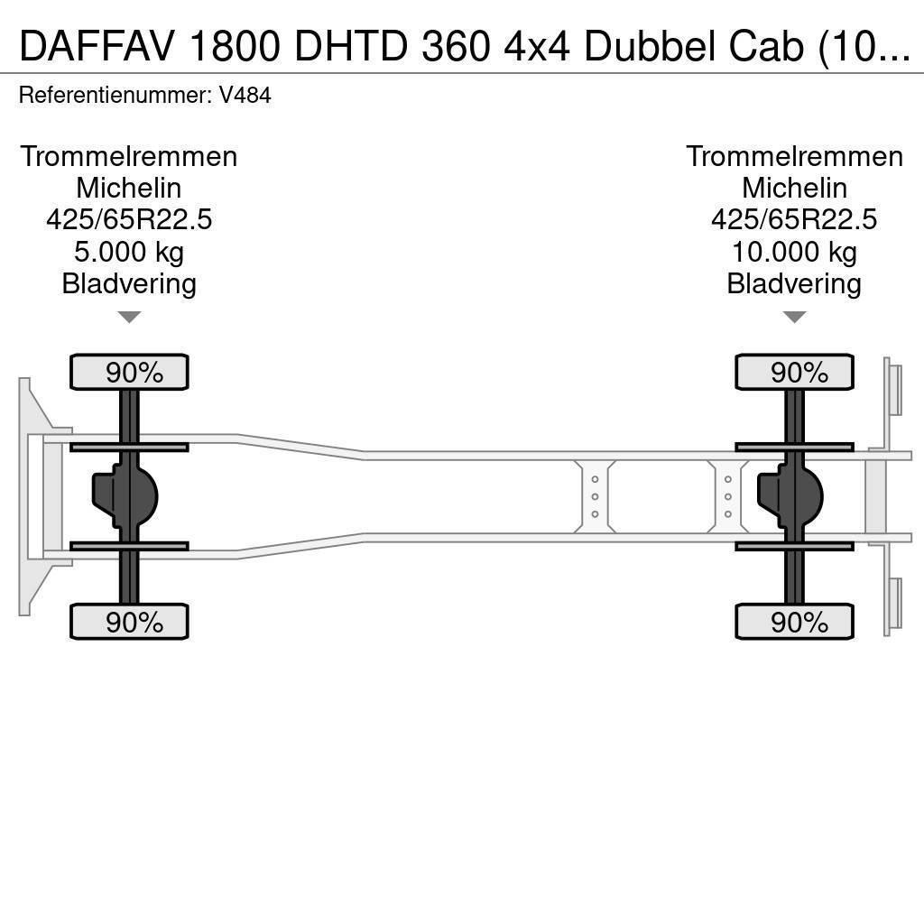 DAF FAV 1800 DHTD 360 4x4 Dubbel Cab (10 pers) Ziegler Πυροσβεστικά οχήματα