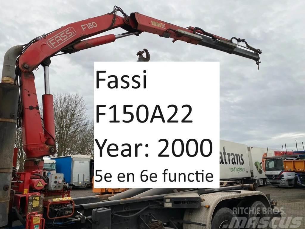 Fassi F150A22 5e + 6e functie F150A22 Γερανοί φορτωτές