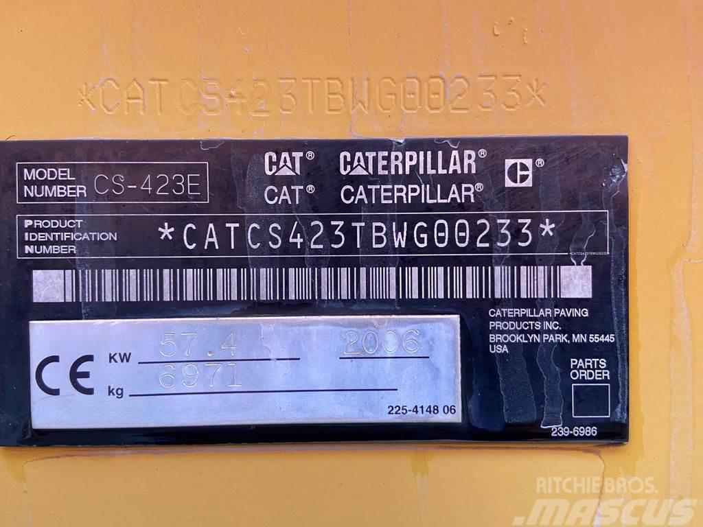 CAT CS-423E Οδοστρωτήρες μονού κυλίνδρου