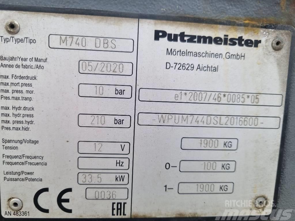 Putzmeister M 740/4 DBS Αντλίες επιχρίσματος