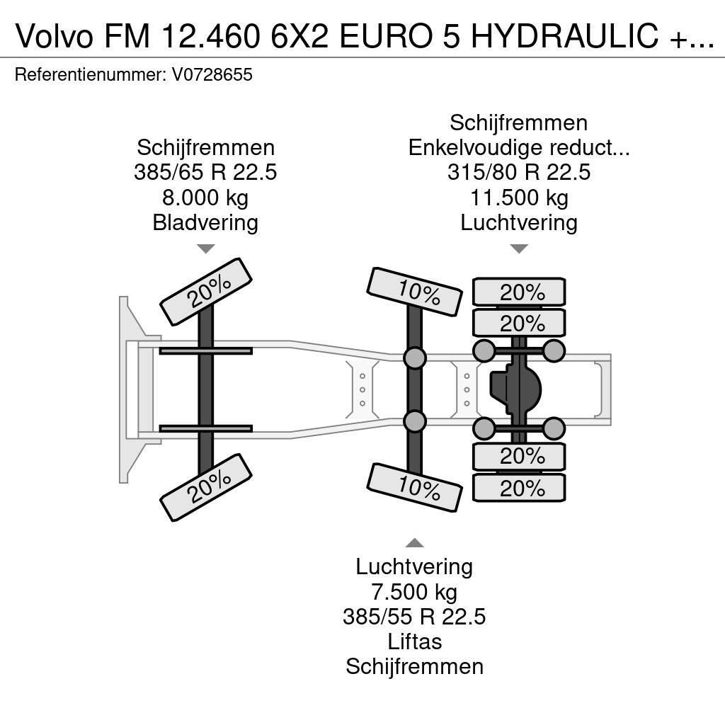 Volvo FM 12.460 6X2 EURO 5 HYDRAULIC + i-Shift APK Τράκτορες