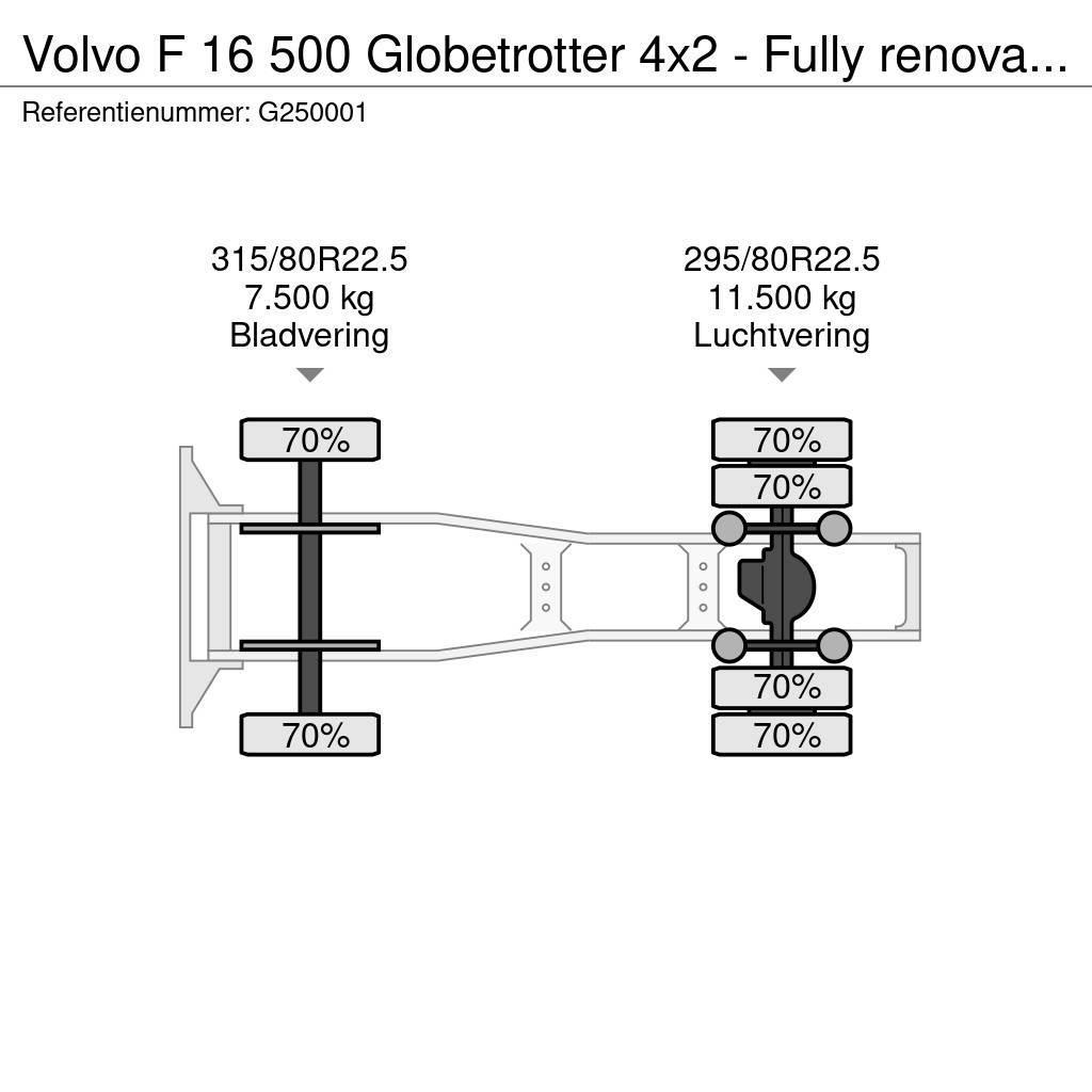 Volvo F 16 500 Globetrotter 4x2 - Fully renovated - Volv Τράκτορες