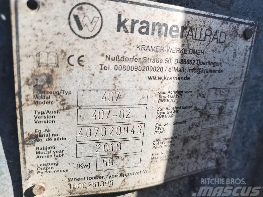 Kramer Allrad 407 KT 2010r.Parts Τηλεσκοπικοί τροχοφόροι φορτωτές