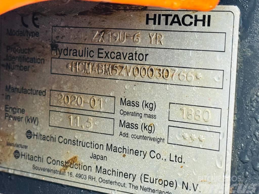 Hitachi ZX 19 U-6 YR Εκσκαφάκι (διαβολάκι) < 7t