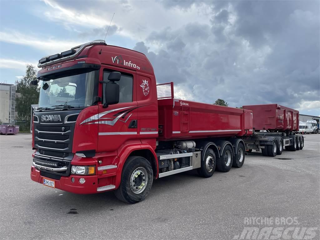 Scania R730 8x4, 76 tonninen automaattikas.yhdistelmä Φορτηγά Ανατροπή