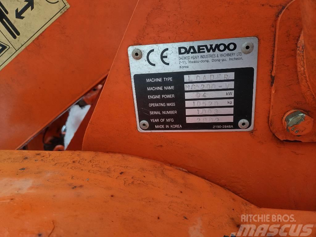 Daewoo 200-V Mega Φορτωτές με λάστιχα (Τροχοφόροι)