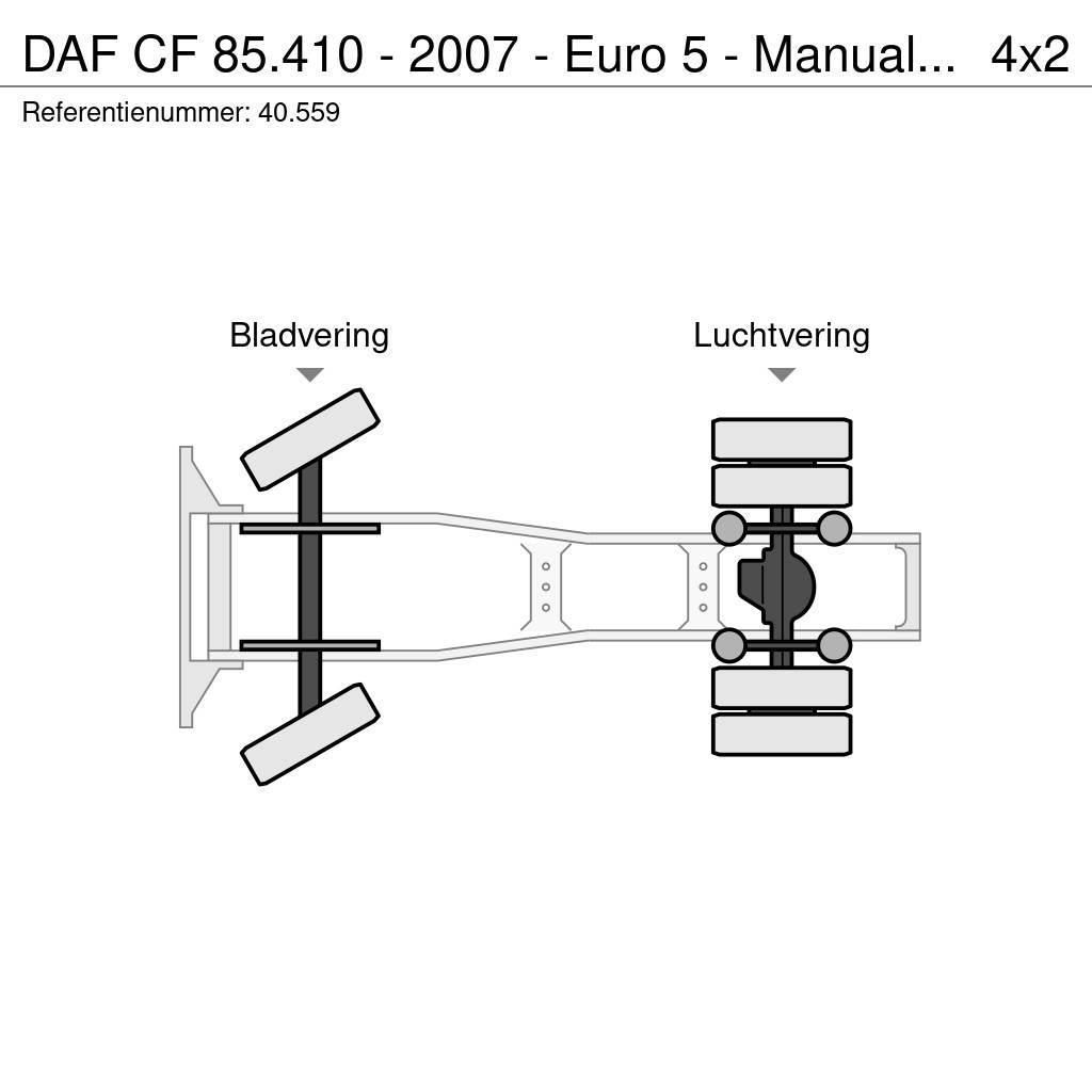 DAF CF 85.410 - 2007 - Euro 5 - Manual ZF - 40.559 Τράκτορες