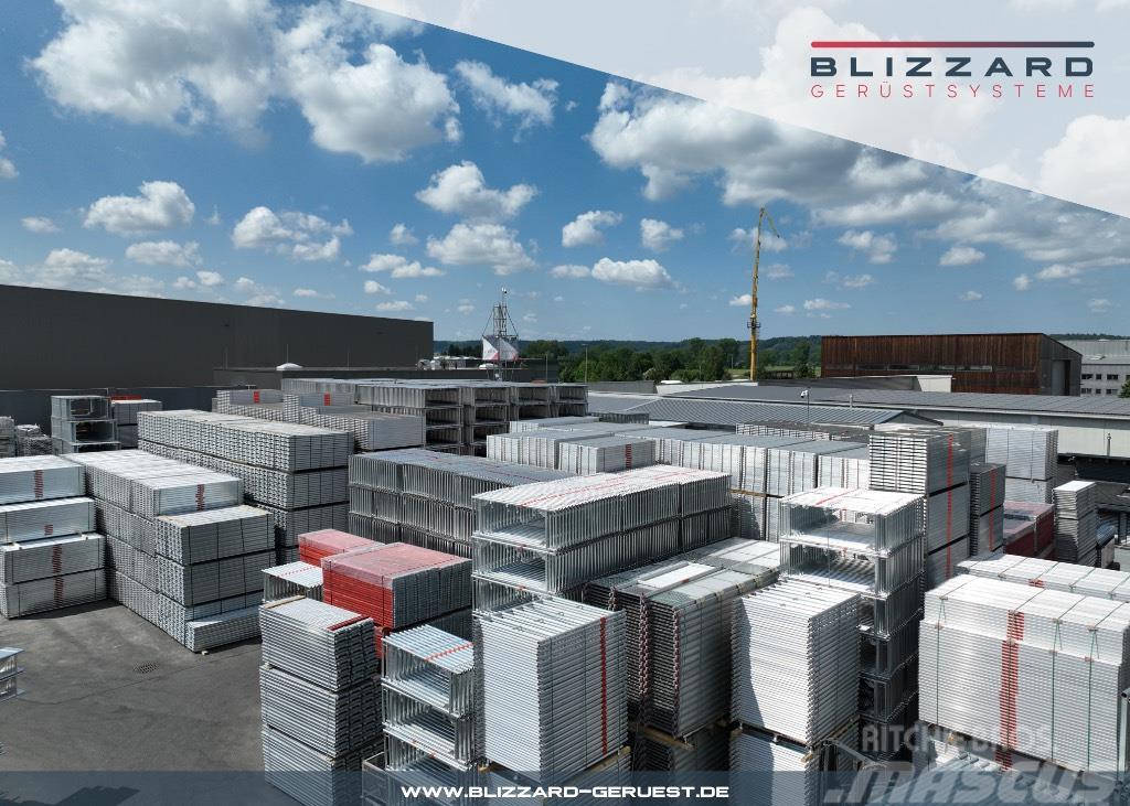Blizzard Gerüstsysteme 81,04 m² Stahlgerüst mit Stahlböden Εξοπλισμός σκαλωσιών
