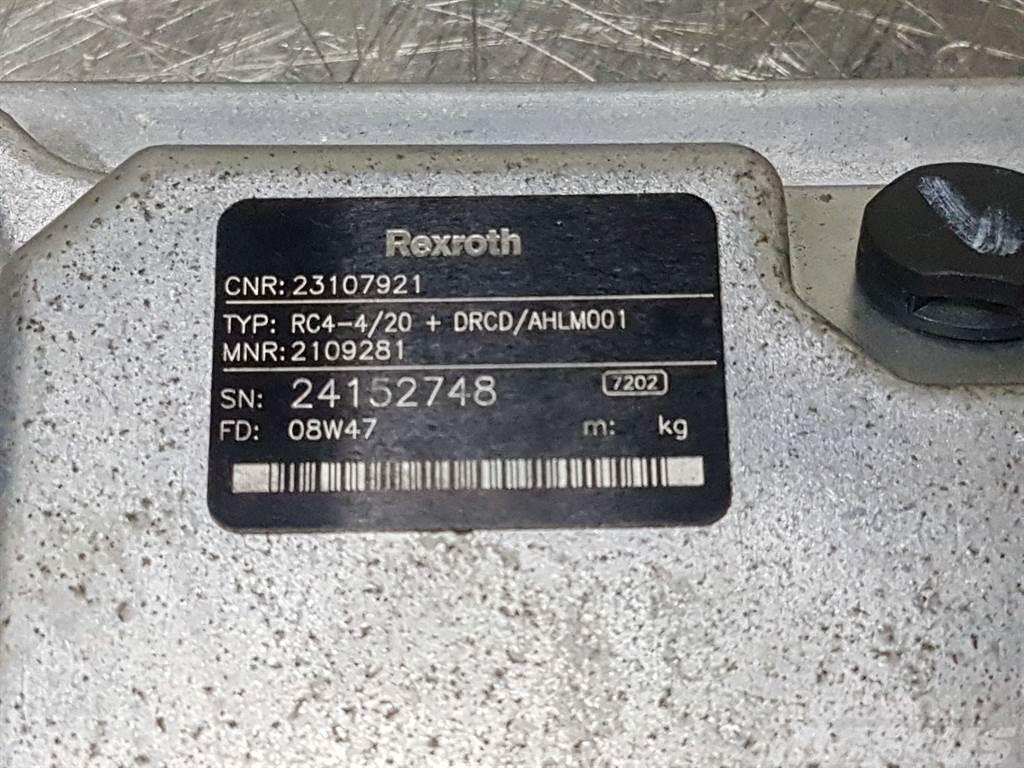 Ahlmann AZ150E-23107921-Rexroth RC4-4/20+DRCD-Control unit Ηλεκτρονικά