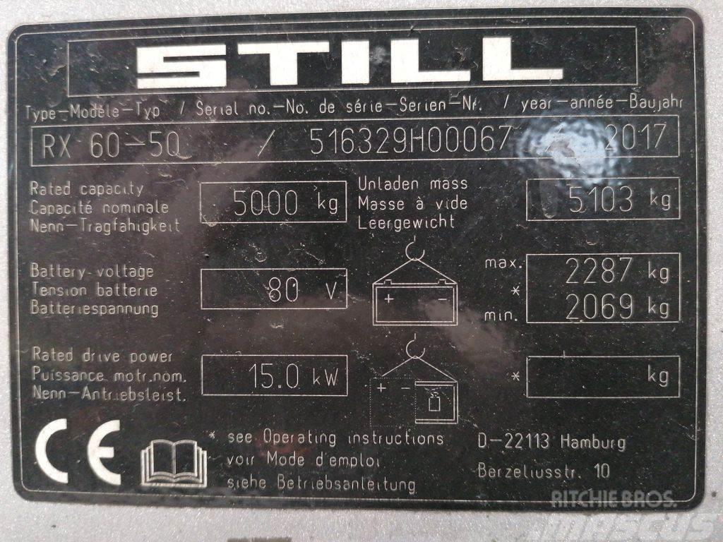 Still RX60-50 Ηλεκτρικά περονοφόρα ανυψωτικά κλαρκ