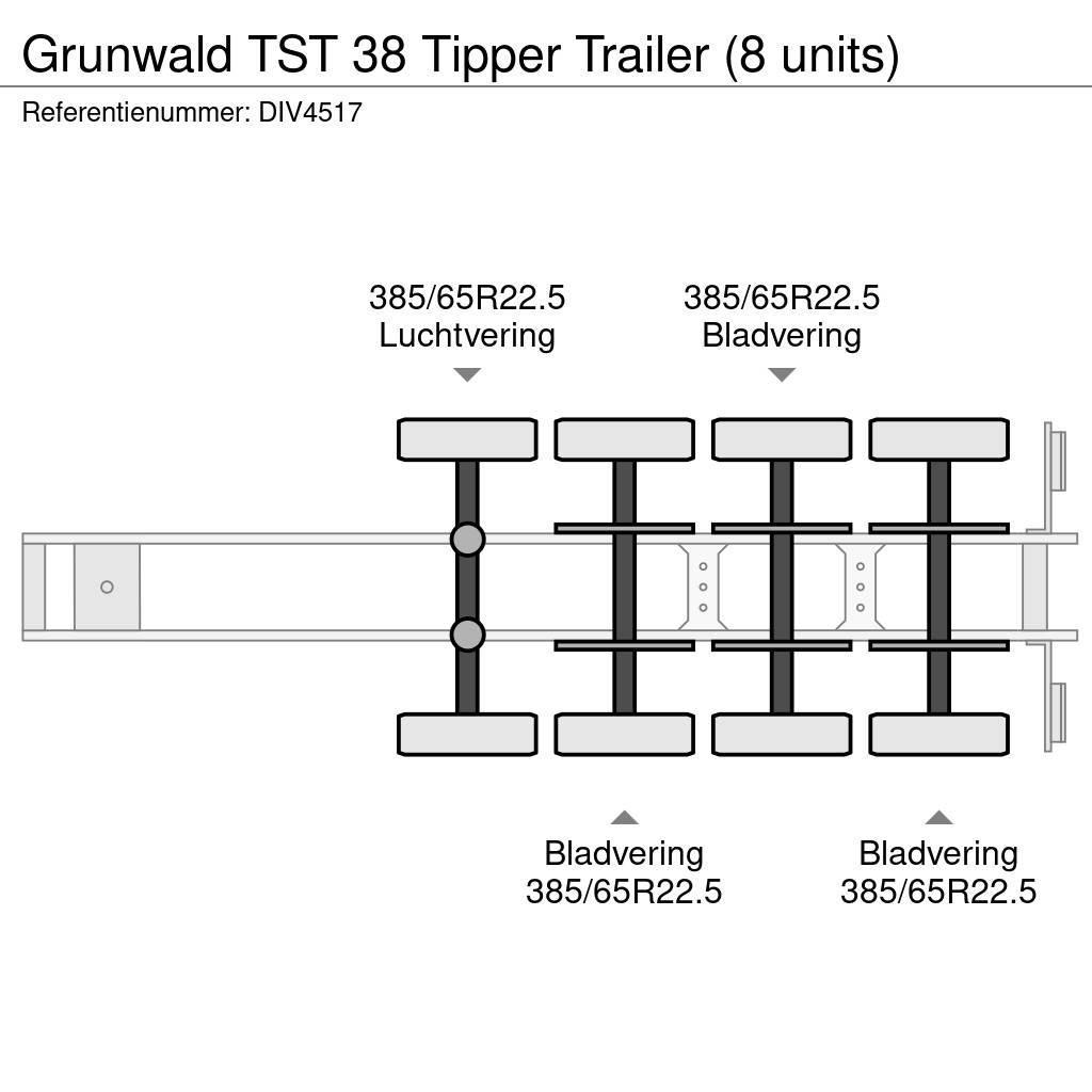 Grunwald TST 38 Tipper Trailer (8 units) Ανατρεπόμενες ημιρυμούλκες