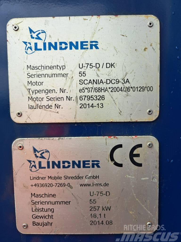 Lindner U75D Τεμαχιστές αποβλήτων