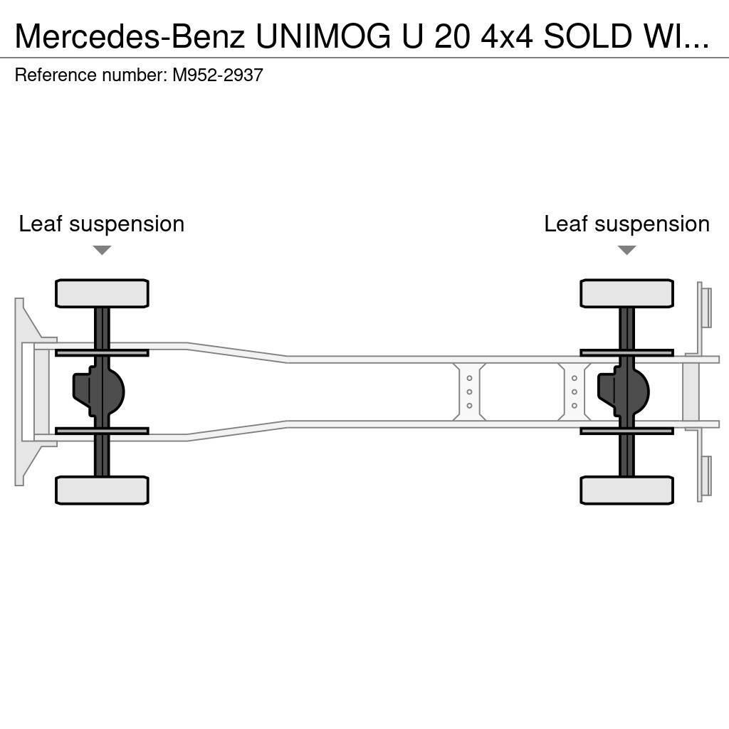 Mercedes-Benz UNIMOG U 20 4x4 SOLD WITHOUT SNOW PLOW & SPREADER Φορτηγά Ανατροπή