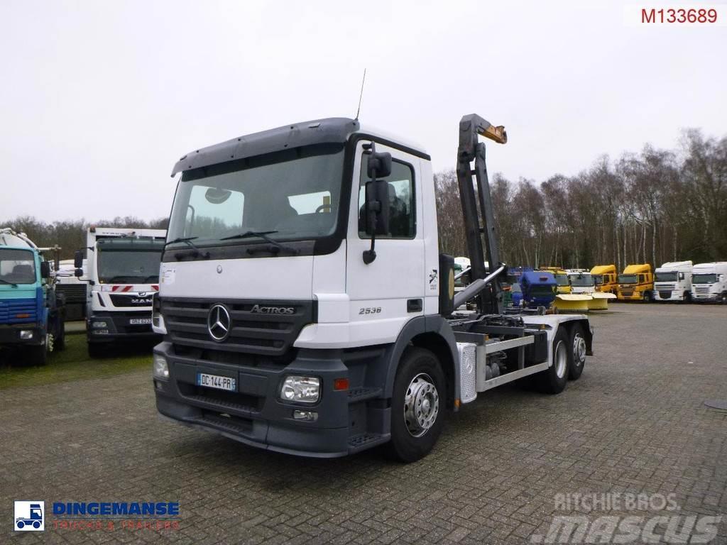 Mercedes-Benz Actros 2536 6x2 Guima container hook 16 t Φορτηγά ανατροπή με γάντζο