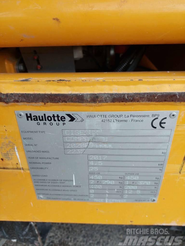 Haulotte Compact 8 Ανυψωτήρες με αρθρωτό βραχίονα