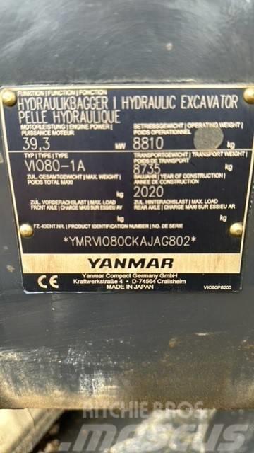 Yanmar Vio 80-1A Tilt Rotator Μίνι εκσκαφείς 7t - 12t