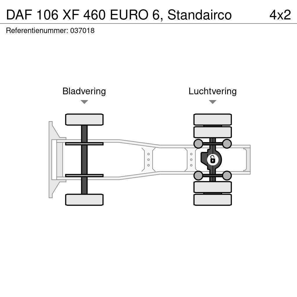 DAF 106 XF 460 EURO 6, Standairco Τράκτορες