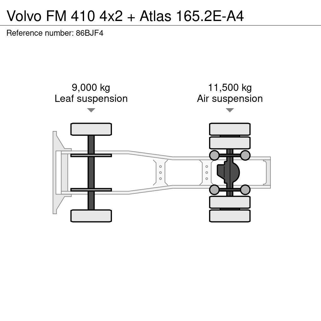 Volvo FM 410 4x2 + Atlas 165.2E-A4 Τράκτορες