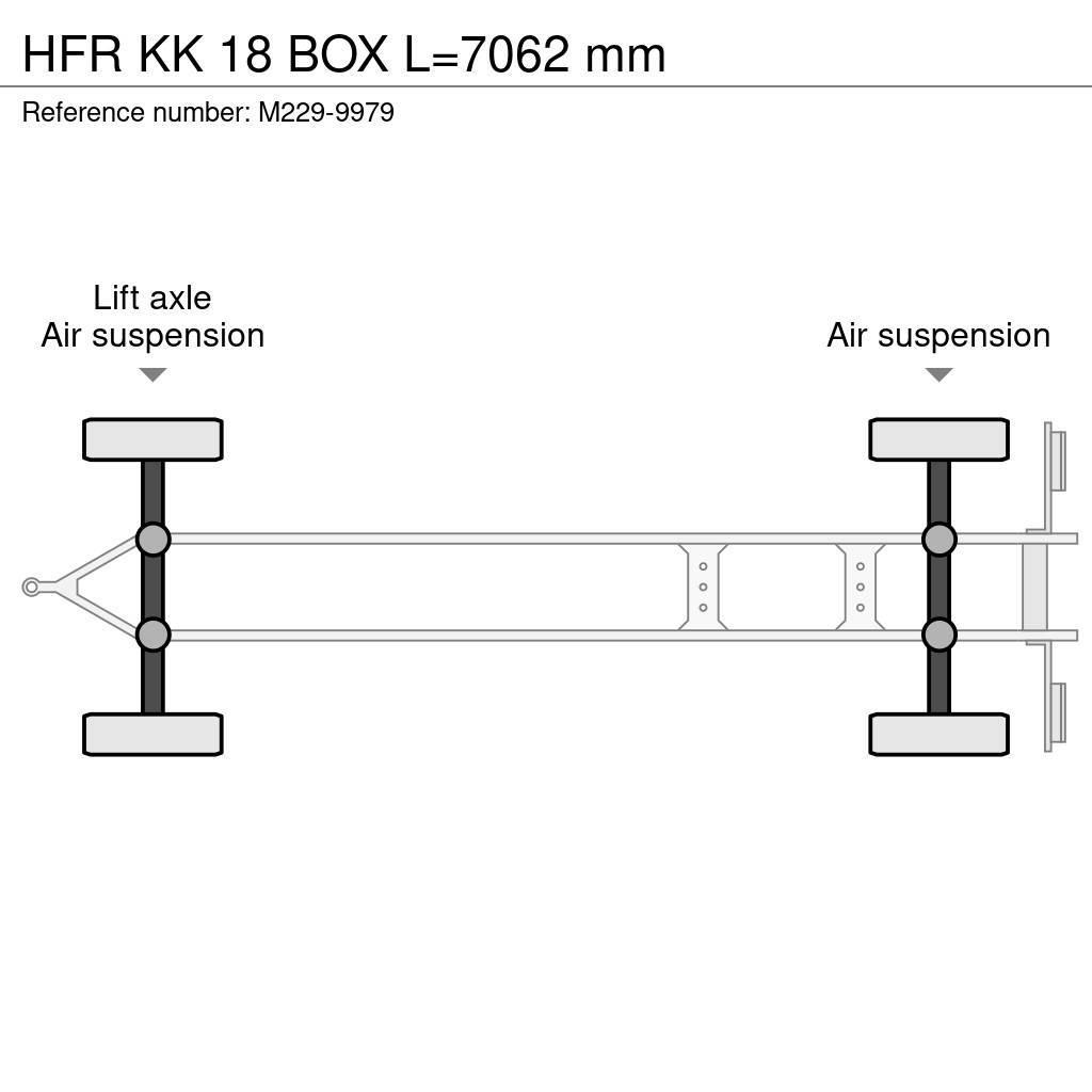 HFR KK 18 BOX L=7062 mm Ρυμούλκες κλούβα