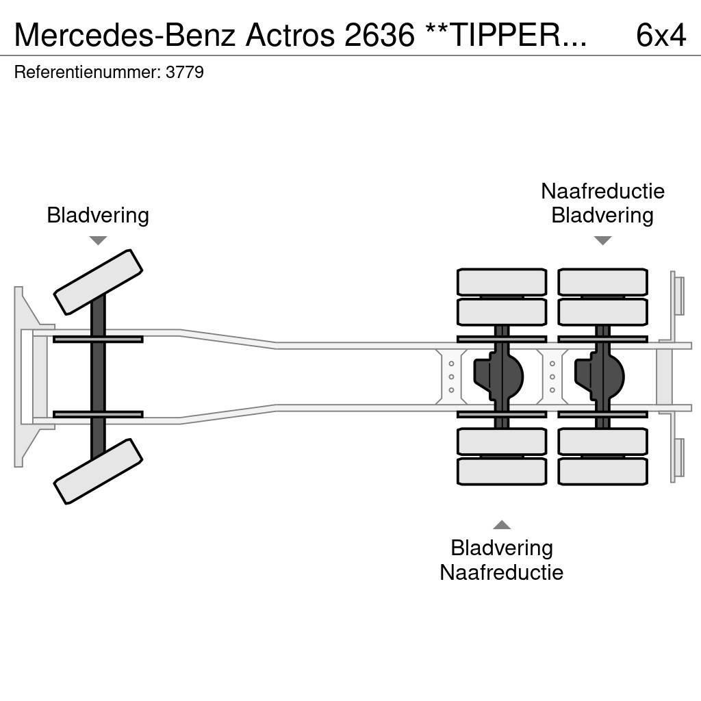 Mercedes-Benz Actros 2636 **TIPPER+HMF2503 K4 (4x) + RADIO - TOP Φορτηγά Ανατροπή