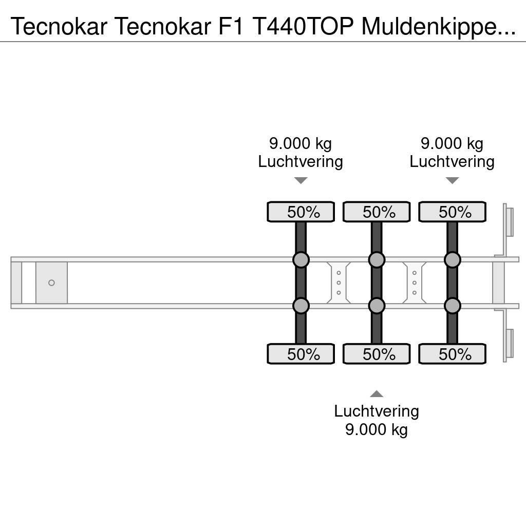  Tecnokar F1 T440TOP Muldenkipper 26cbm Ανατρεπόμενες ημιρυμούλκες