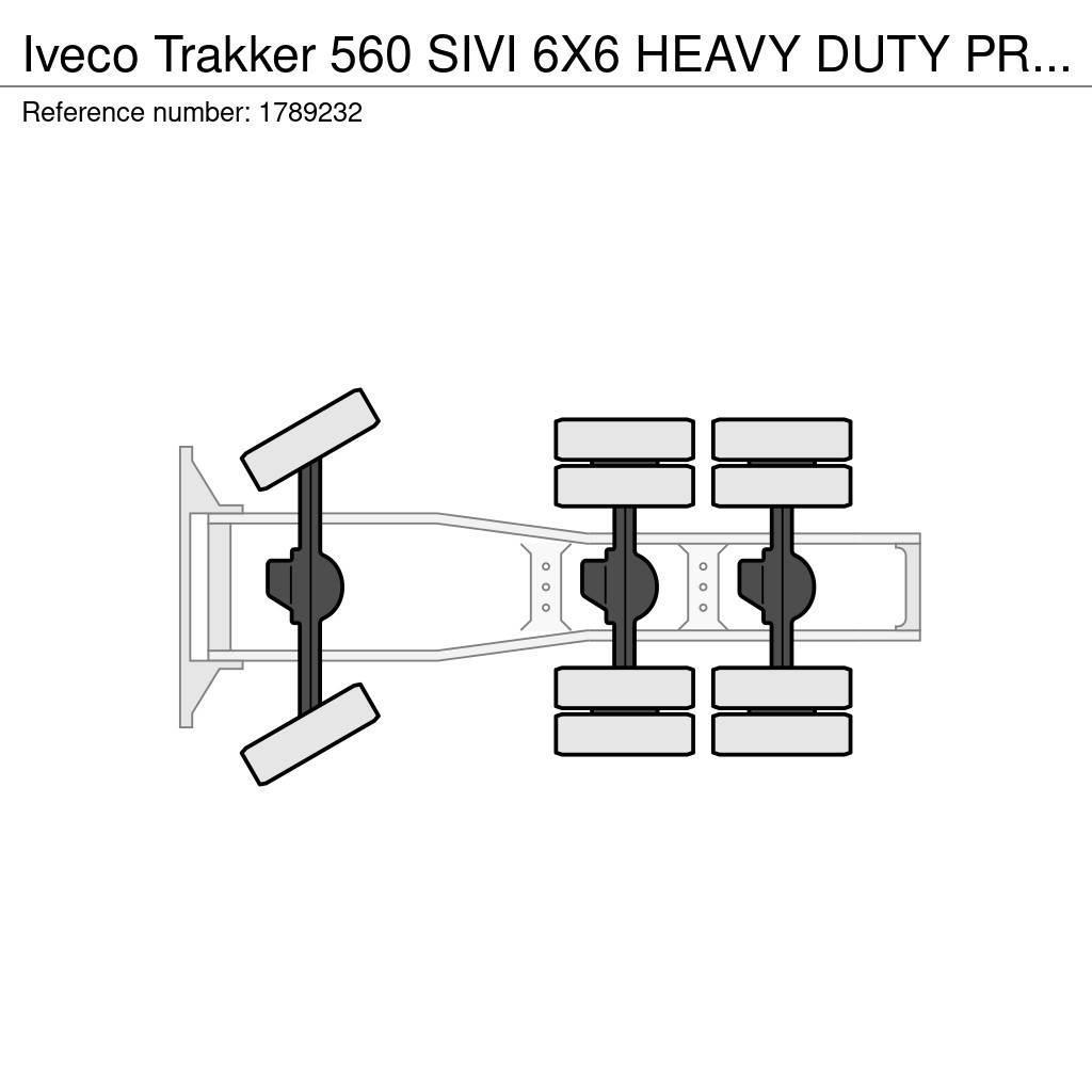 Iveco Trakker 560 SIVI 6X6 HEAVY DUTY PRIME MOVER 275 TO Τράκτορες