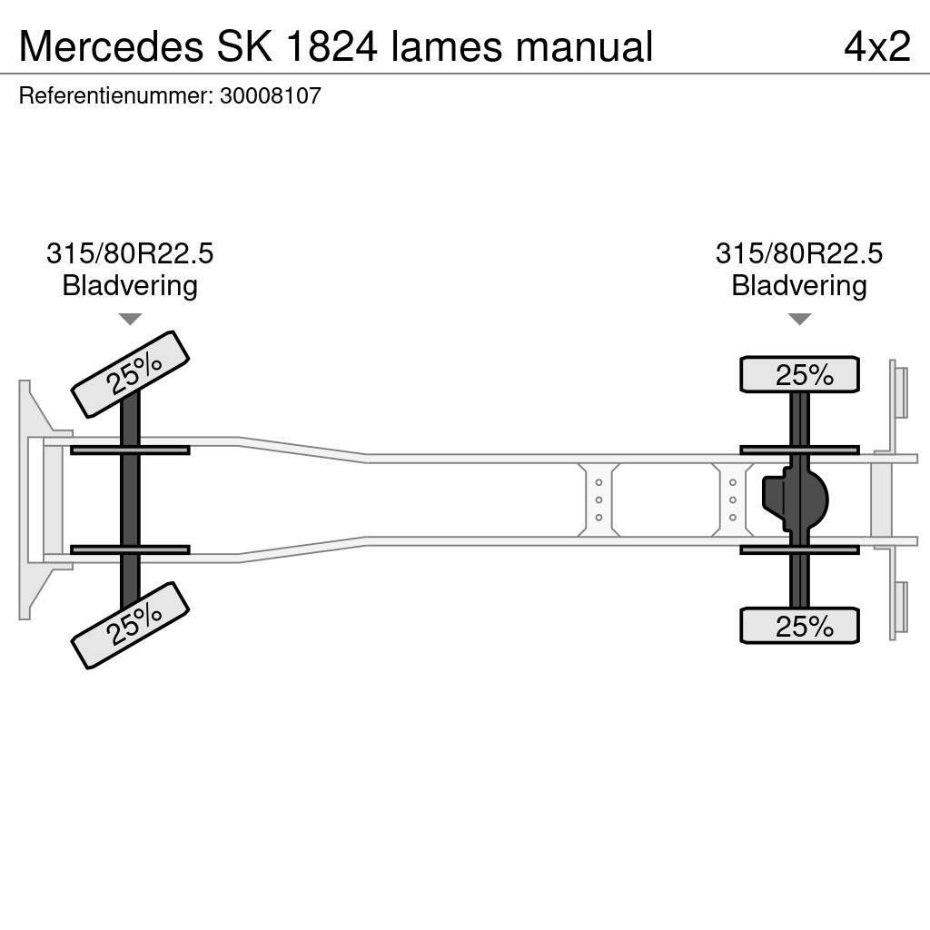 Mercedes-Benz SK 1824 lames manual Φορτηγά Σασί